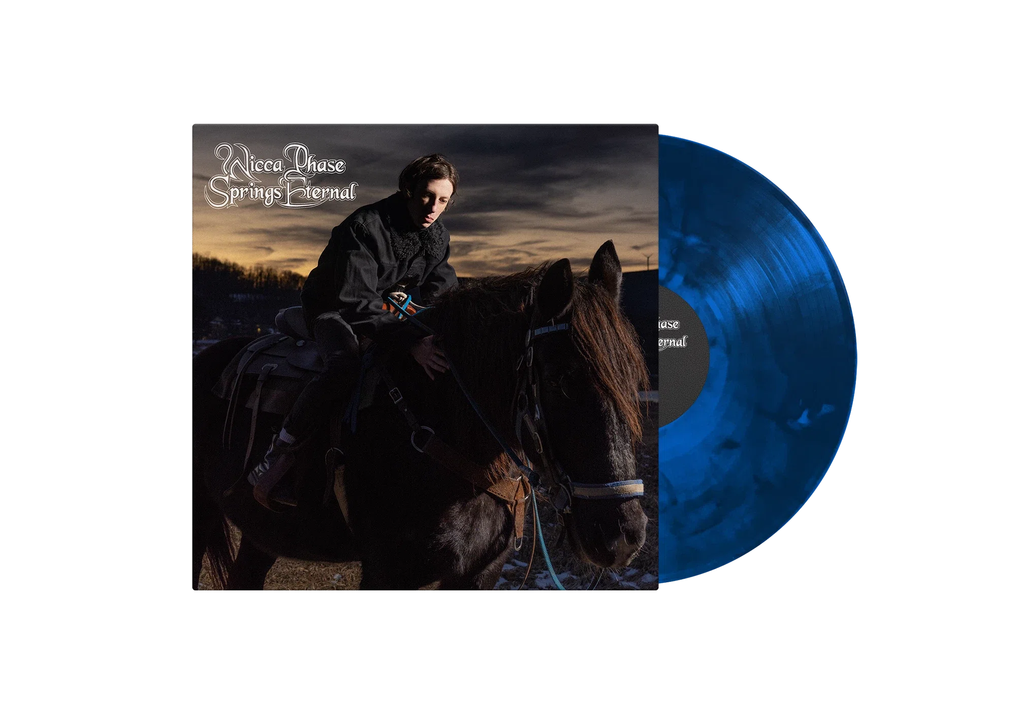 Wicca Phase Springs Eternal LP (Blue & Black Marble)