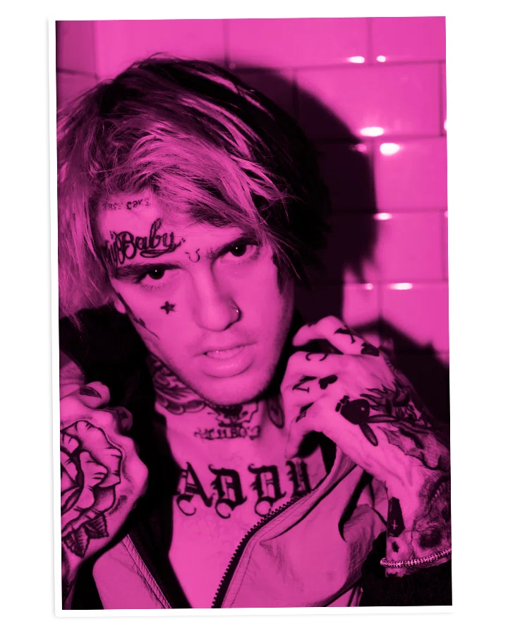 Lil Peep Pink Film Poster