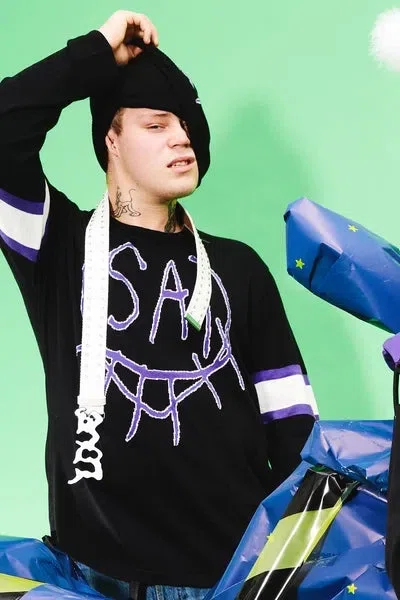 Sad Boys SBG Knit Sweater 001 (Black) primary image
