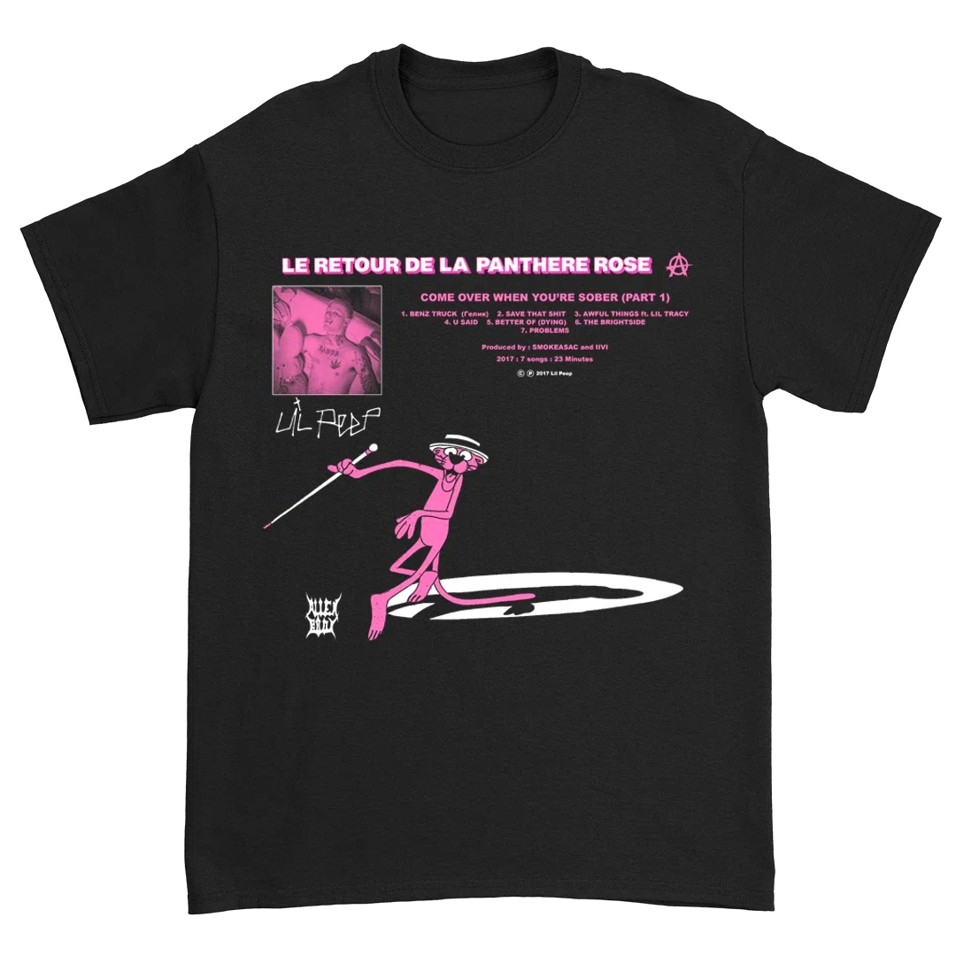 Lil Peep Return of the Pink Panther Remix Tee (Original 500 Edition) primary image