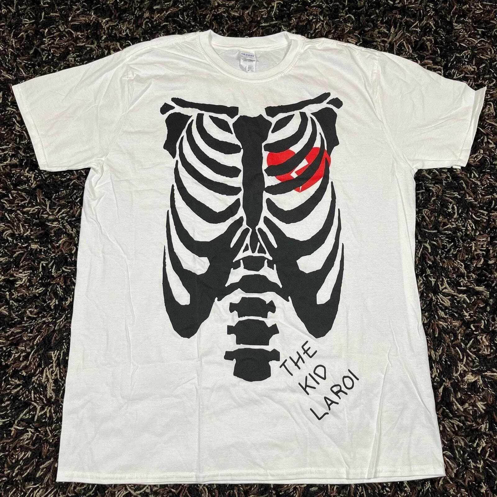 The Kid Laroi X Gnarcotic Dead Love Tee in White primary image