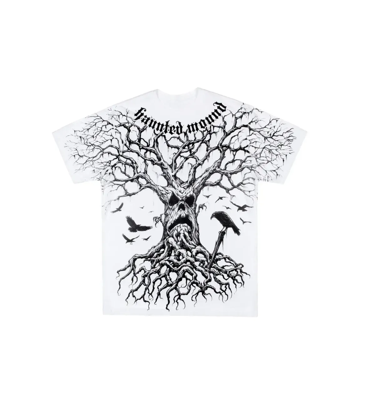 Affliction Haunted Mound Tee (White) primary image