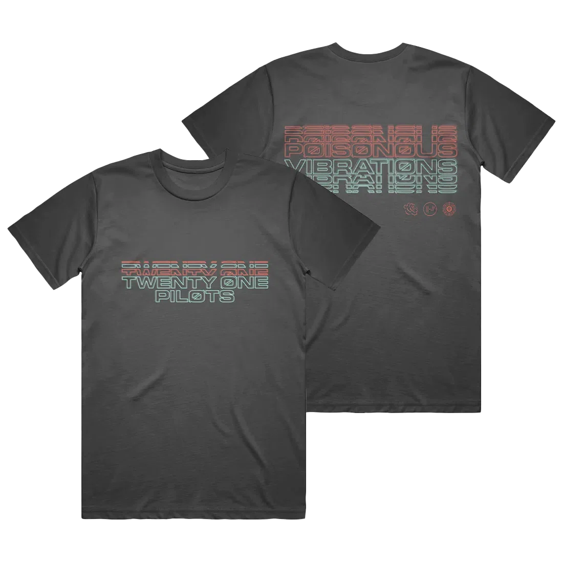 Twenty One Pilots Poisonous Vibes Hollow T-Shirt (Black)