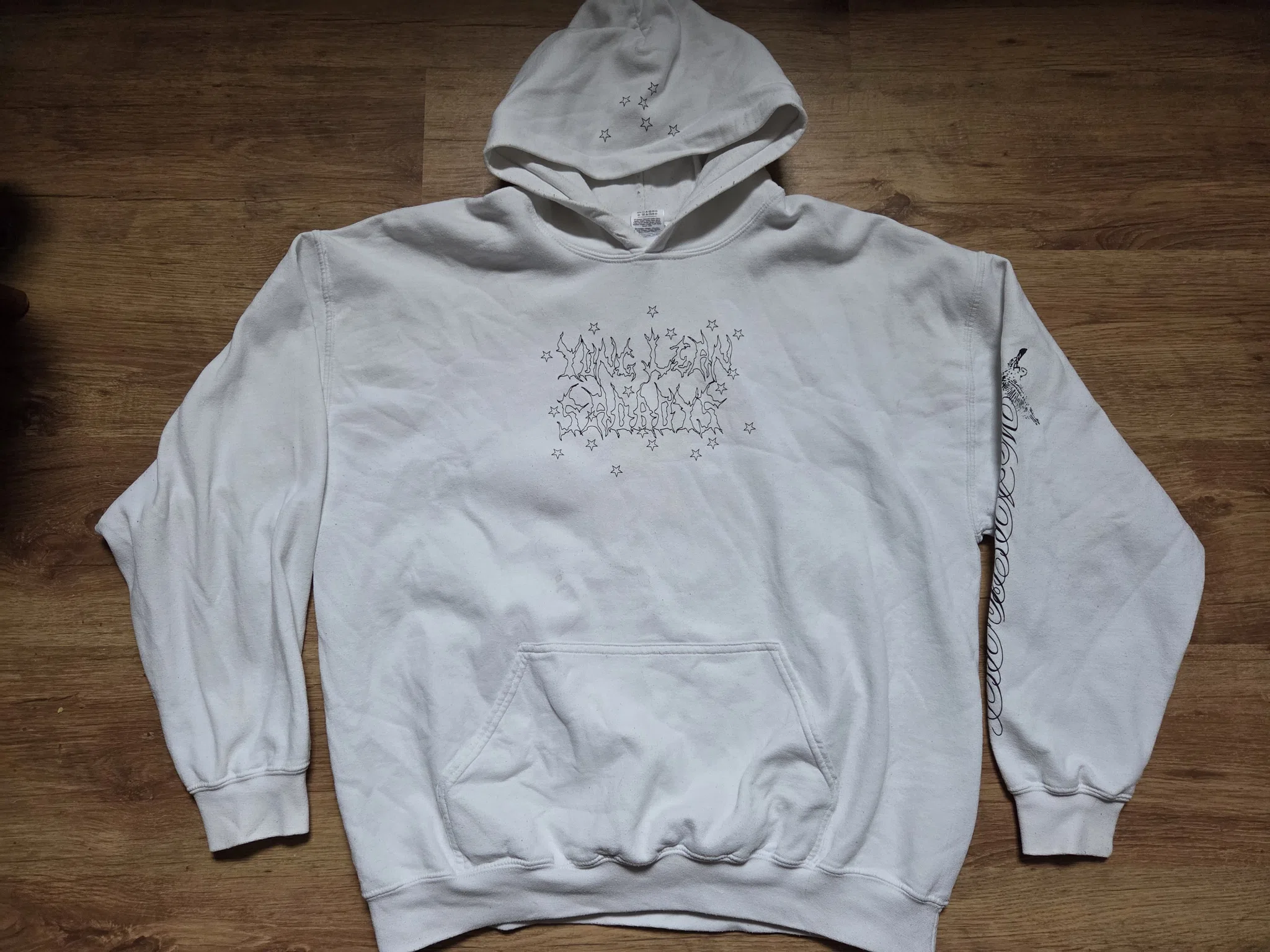 Yung Lean Warlord Hoodie (White) primary image