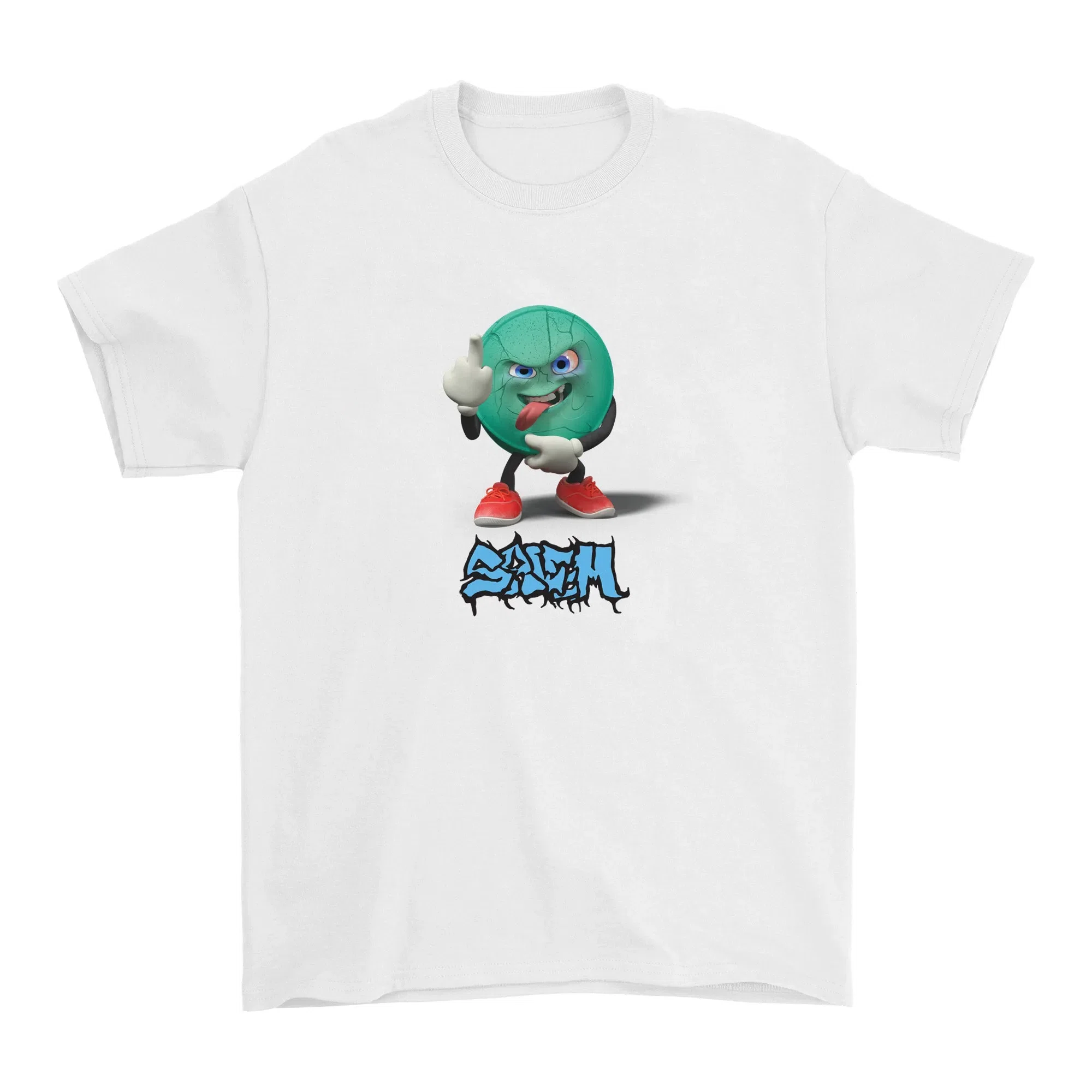 SALEM "DieWithMe" Pill Tee (White) primary image