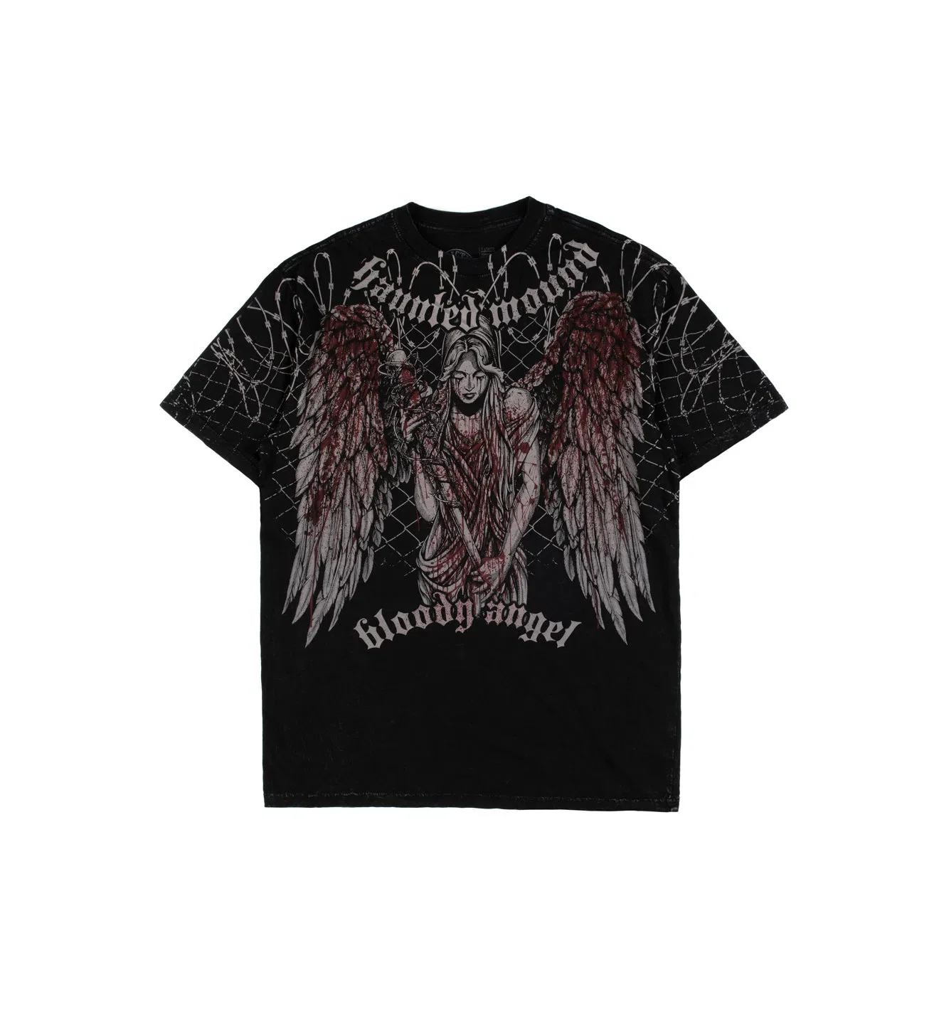 Haunted Mound Affliction Hm Bloody Angel Tee primary image