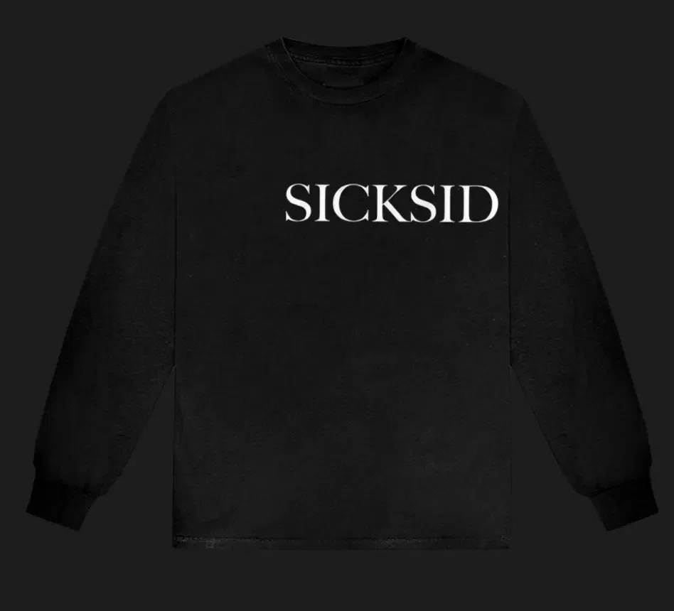 Playboi Carti Whole Lotta Red SICKSID Long Sleeve — Black primary image
