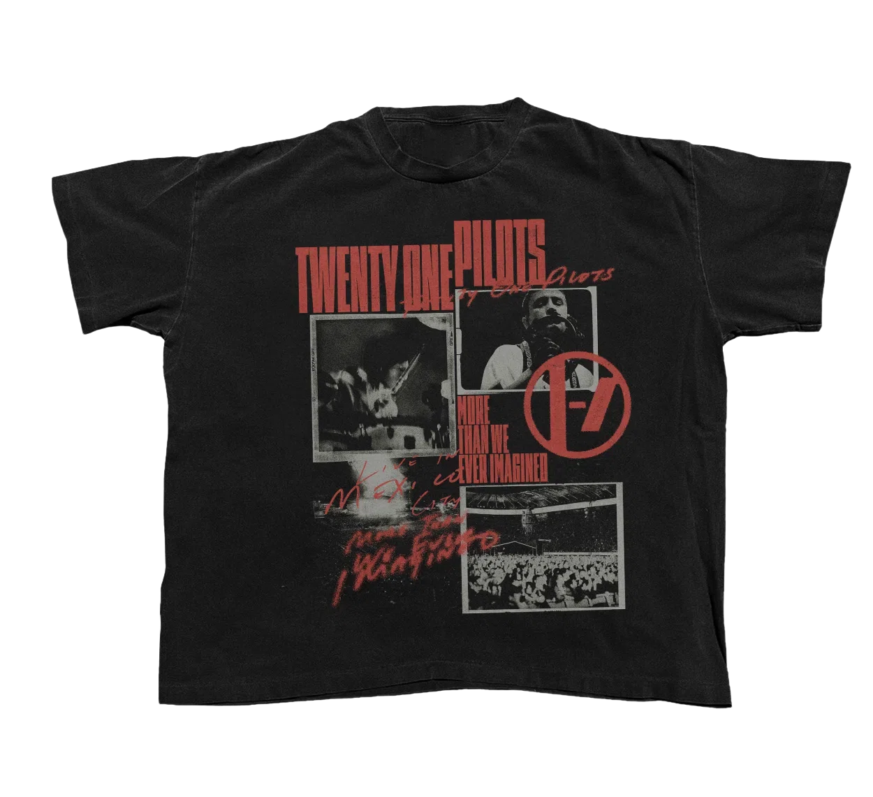 Twenty One Pilots “IMAGINED” SCRIPT PHOTO TEE