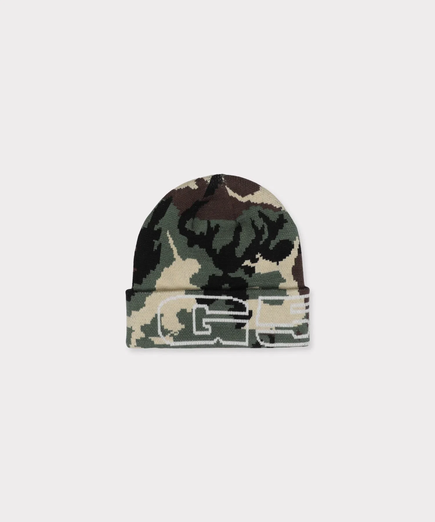 G59 Records G59 Beanie (Woodland Camo) primary image
