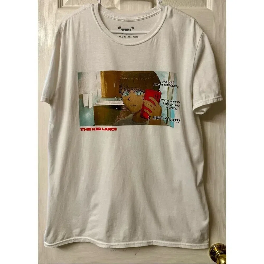 The Kid LAROI I hate you tee in white primary image
