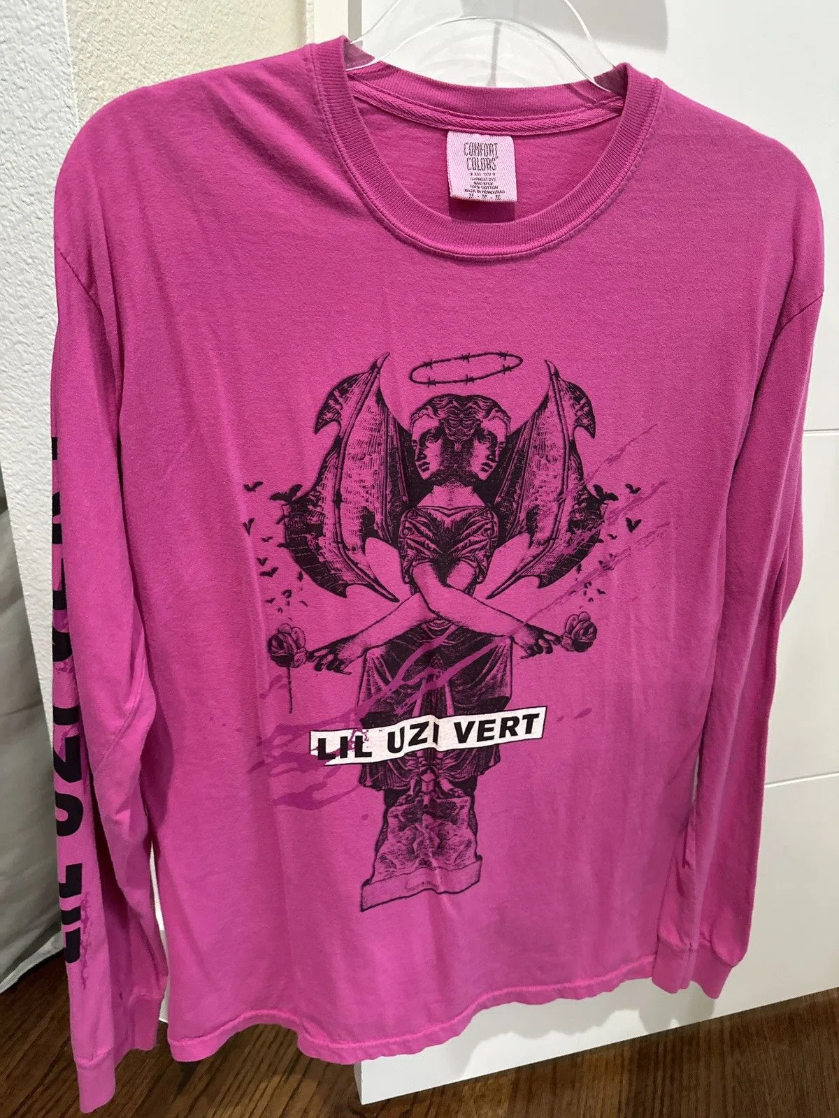 Lil Uzi Vert LUV Is Rage 2 Tour Angel Long Sleeve — Pink