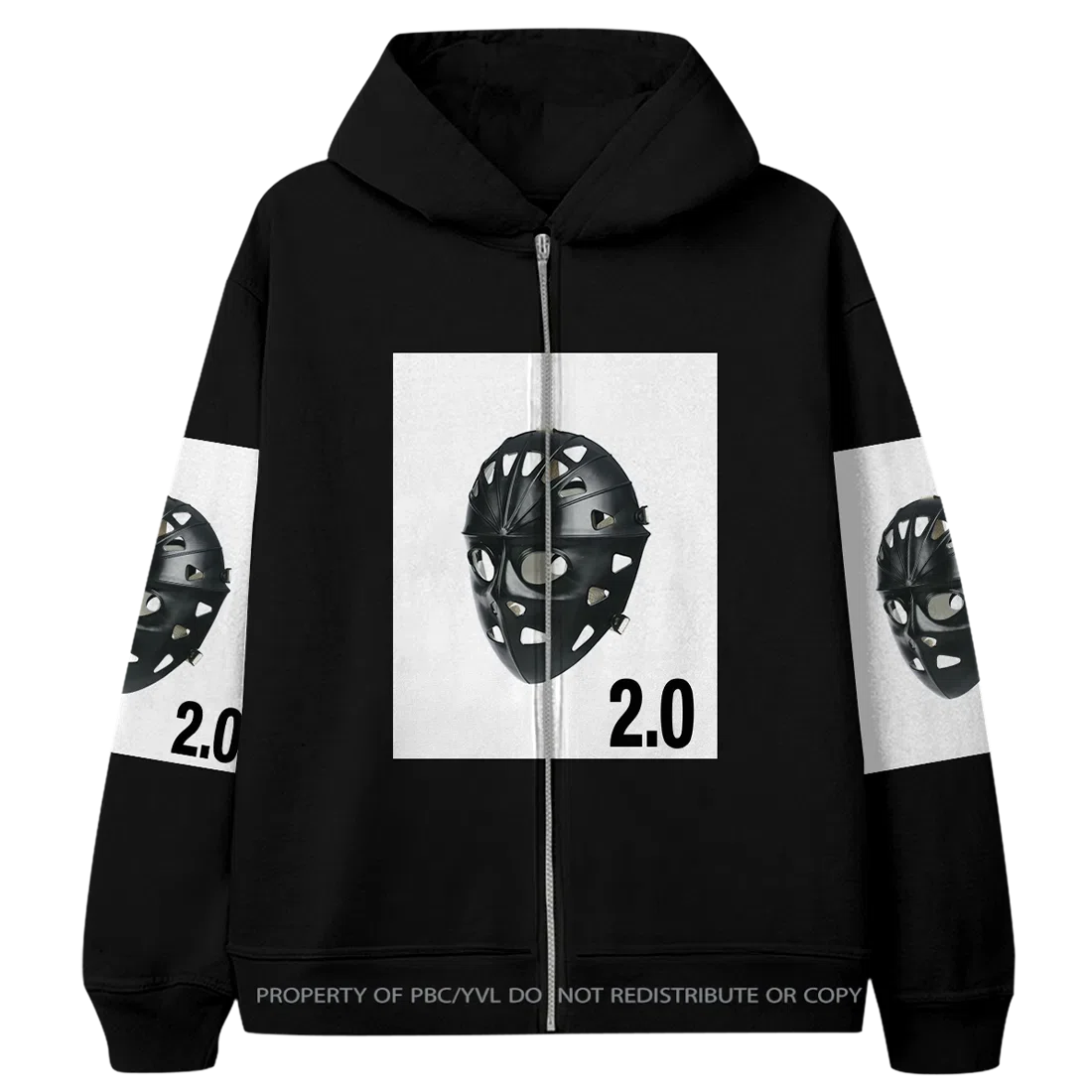 Playboi Carti Antagonist 2.0 Hockey Mask Zip Up primary image