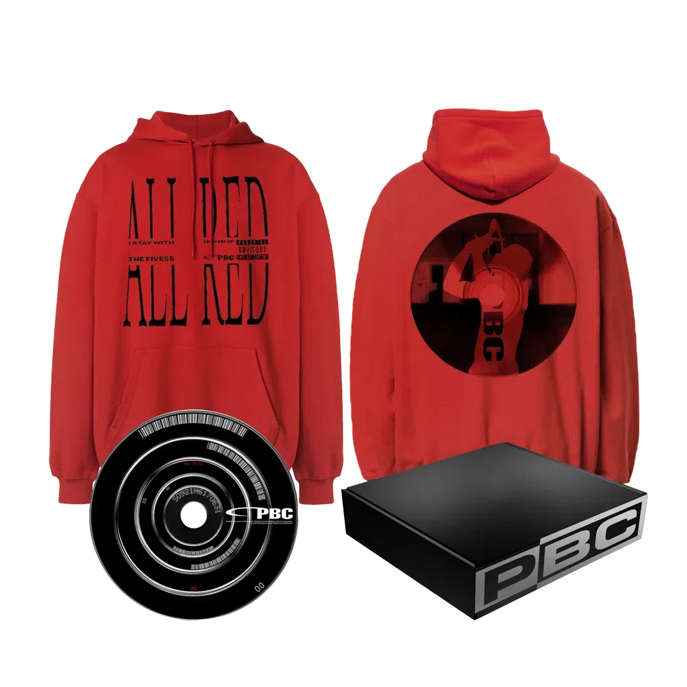 Playboi Carti All Red Hoodie Boxset