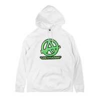 G59 Records Anarchy Hooded Sweatshirt (White)