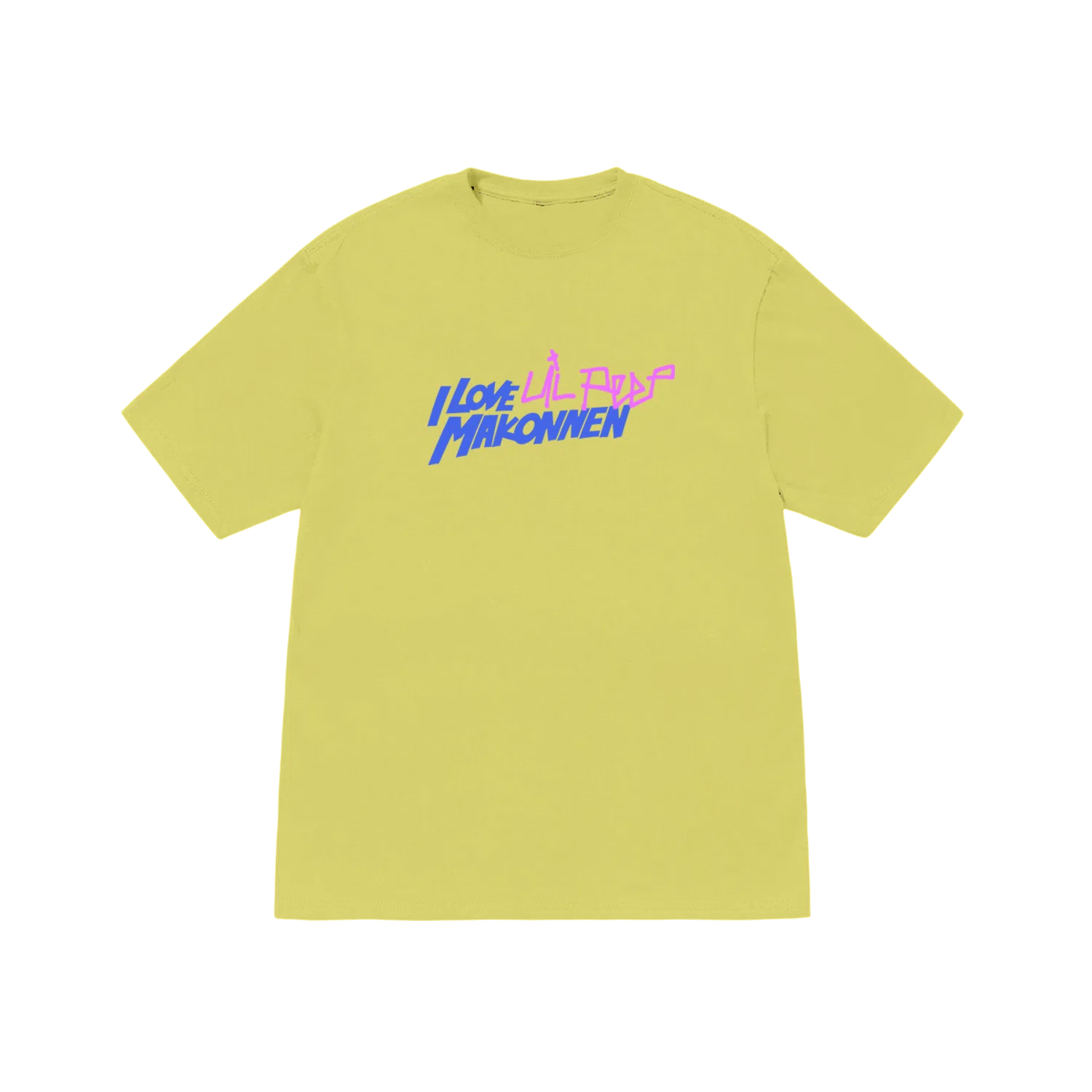 Lil Peep x ILoveMakonnen - DIAMONDS Yellow T-Shirt primary image