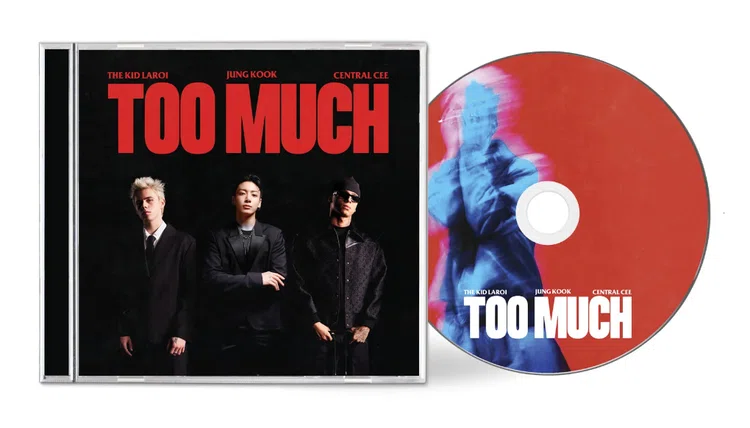 The Kid LAROI, Jung Kook, Central Cee - Too much CD (Black)