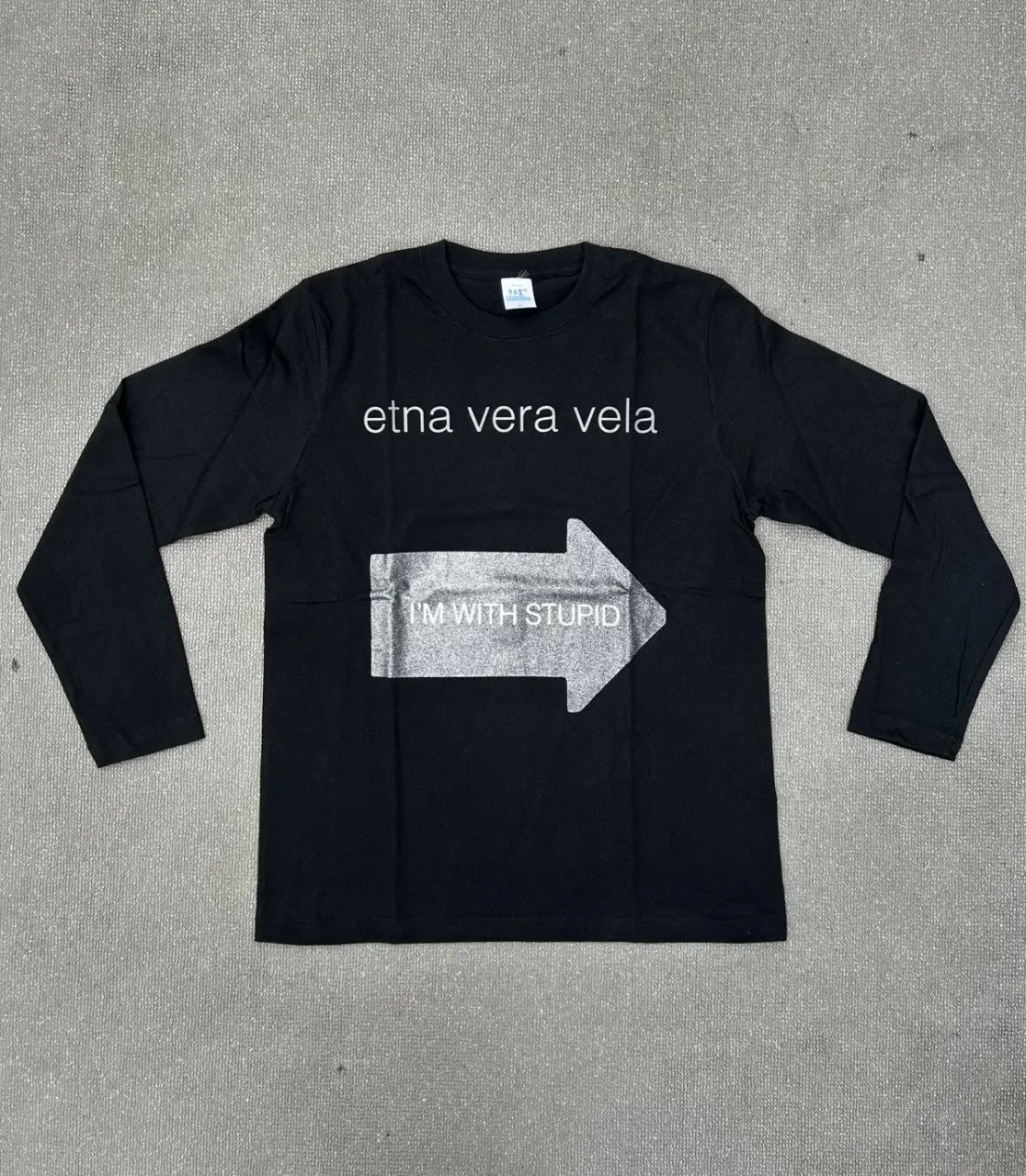 fakemink I'm with stupid Long Sleeve primary image