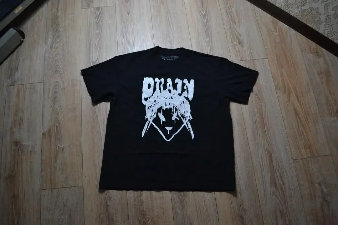 Drain Gang Drain / Strawberry Alien Tee (Black/White) (US) primary image
