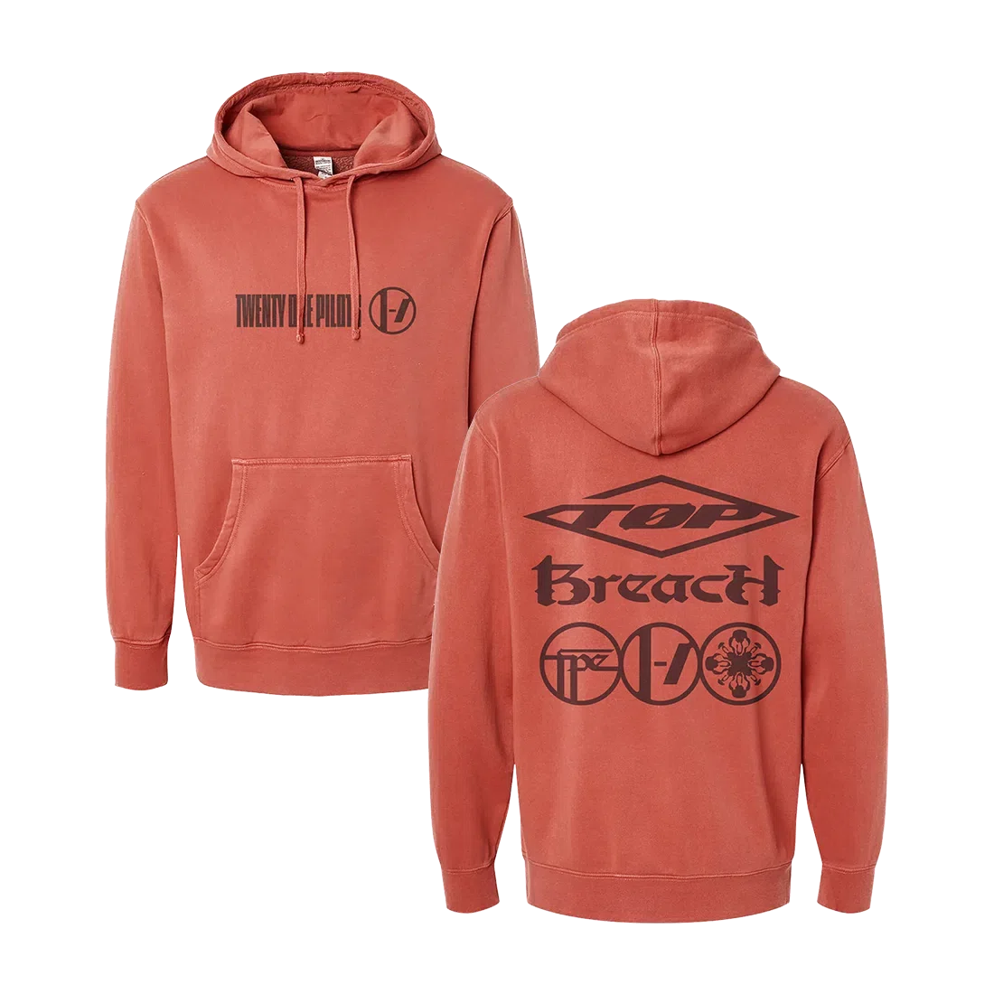 Twenty One Pilots BREACH RED HOODIE