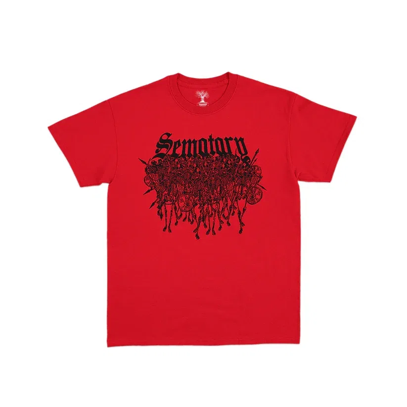 Sematary Skellingtons Tee (Red / Black) primary image