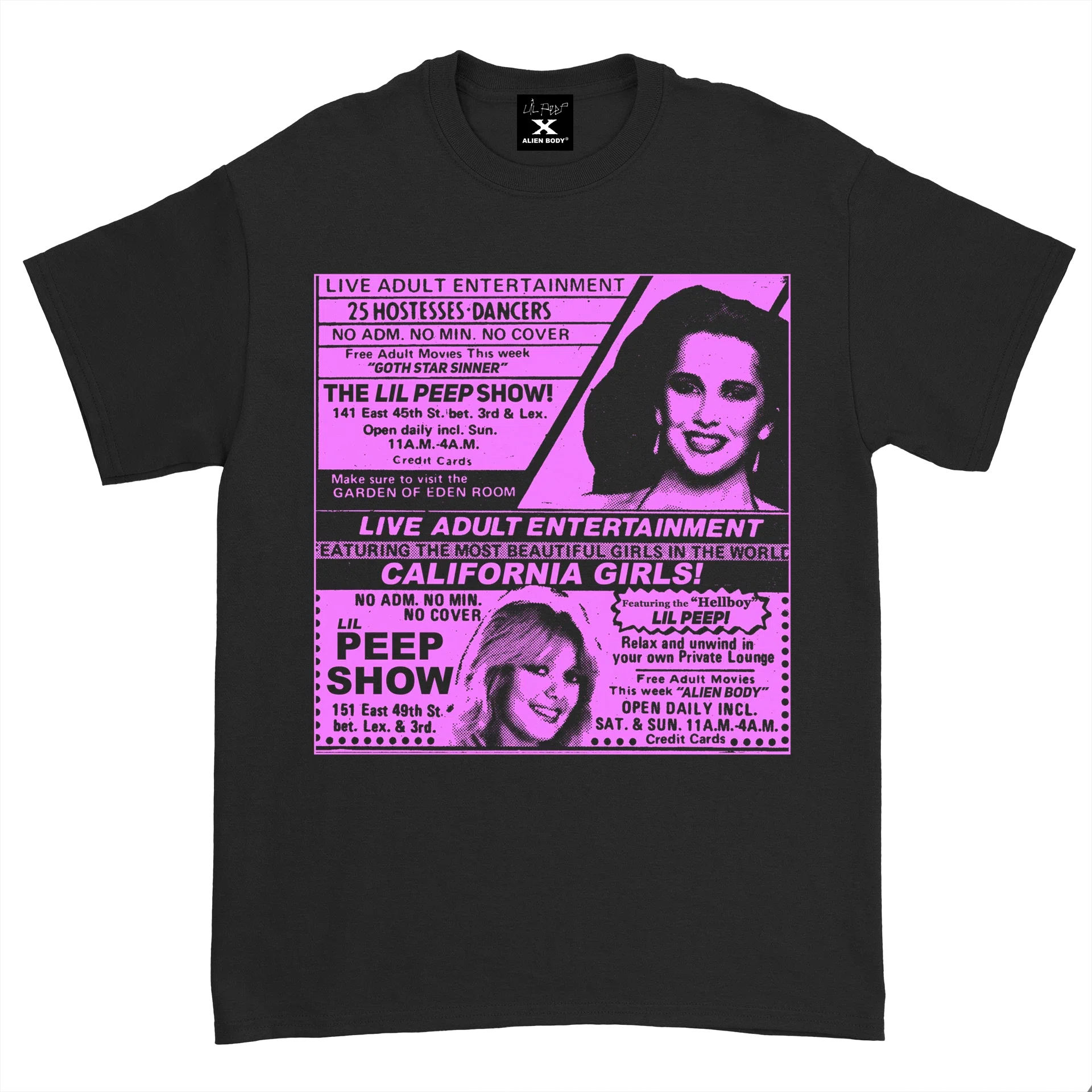 Lil Peep California Girls Tee (2018)