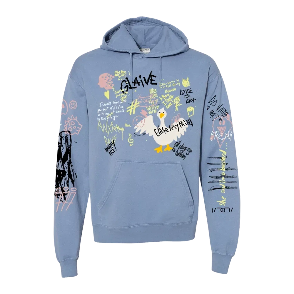 Glaive Blue Sketch Hoodie primary image