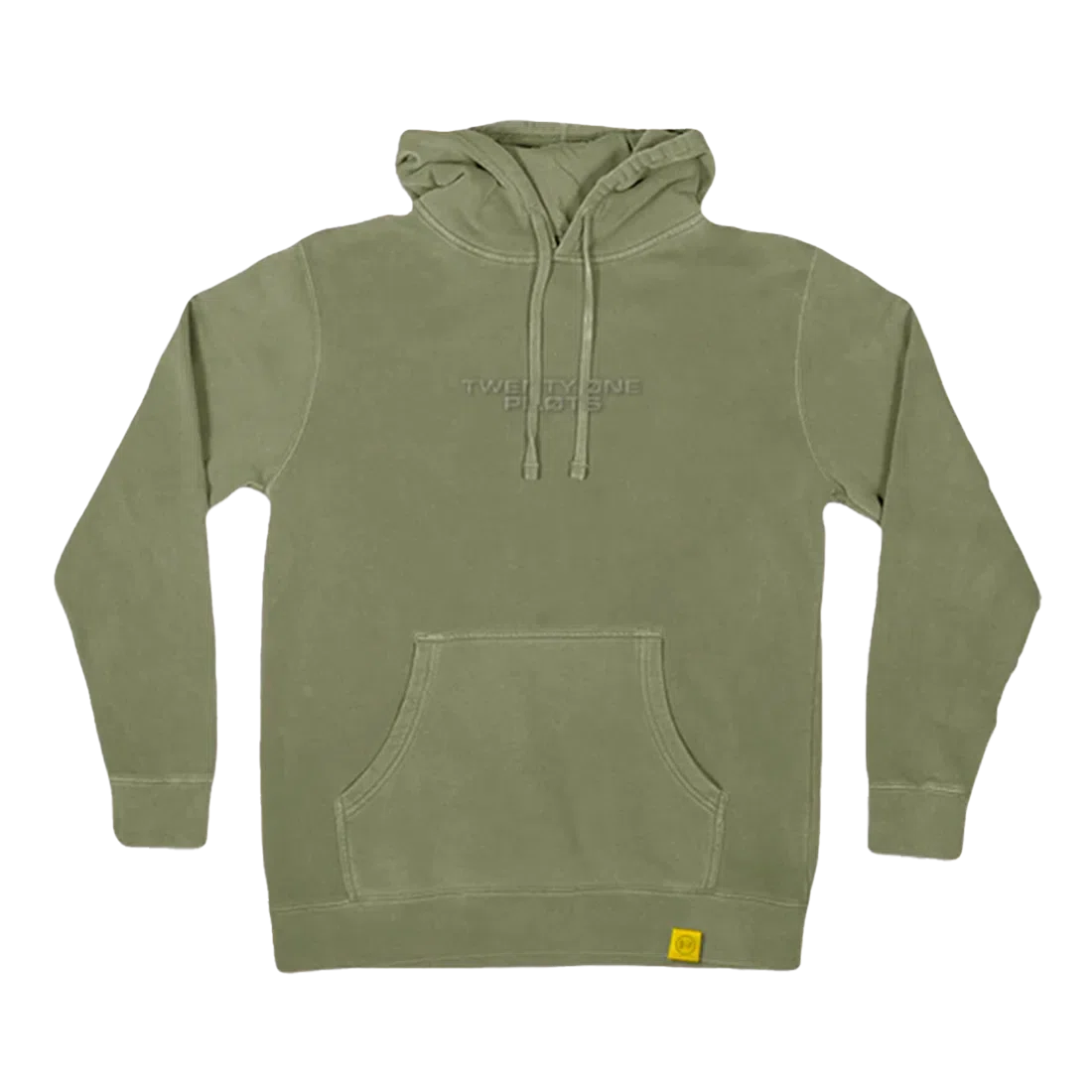 Twenty One Pilots EMBROIDERED LOGO HOODIE (GREEN)