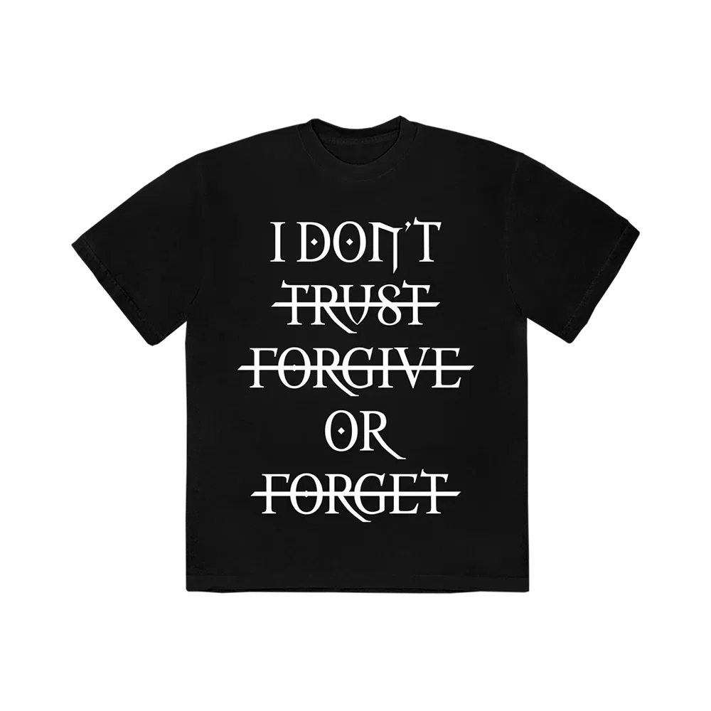 Ken Carson I DON'T TRUST FORGIVE OR FORGET T-SHIRT (BLACK) primary image