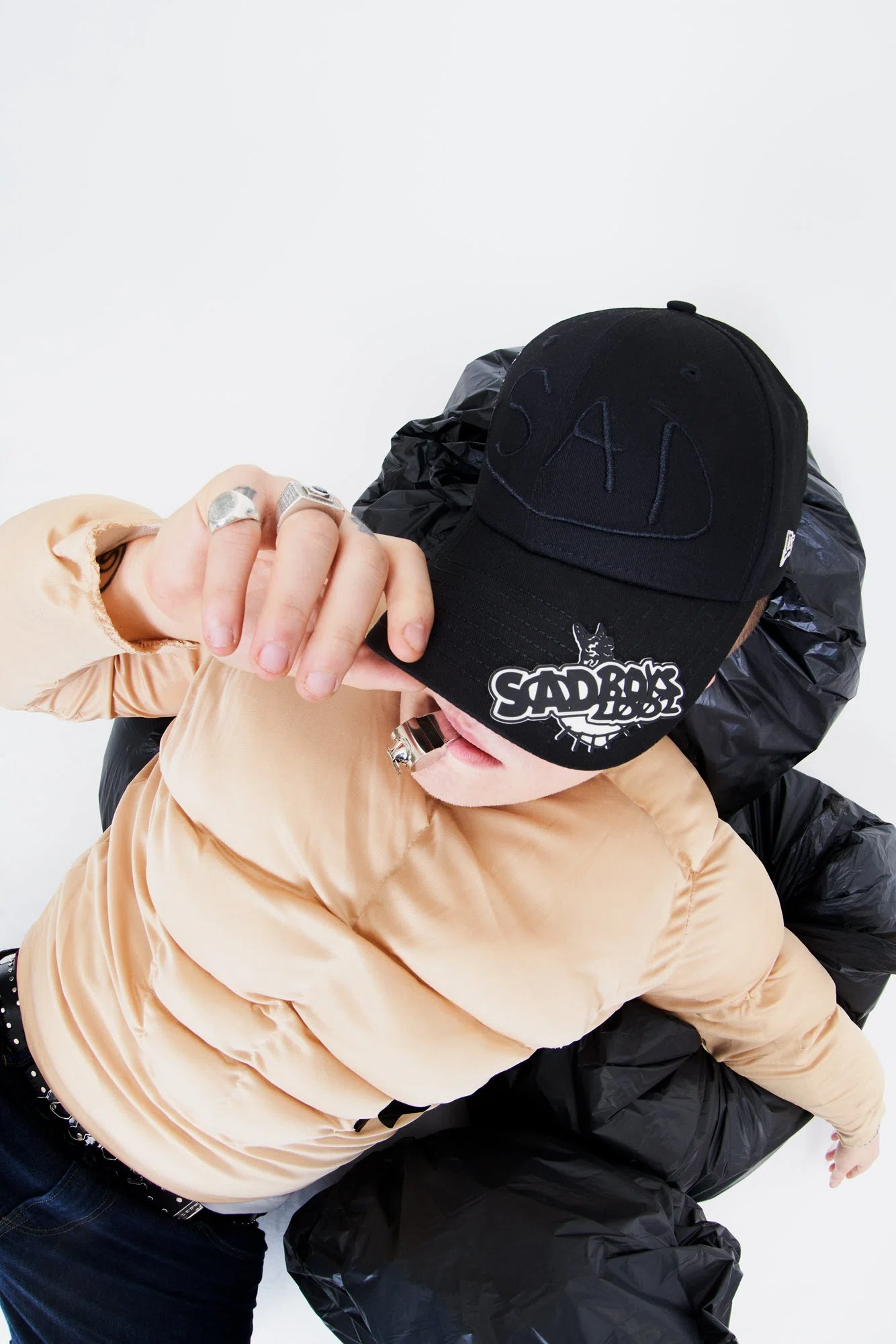 Sad Boys SBG CAP 001 NEW ERA 9FORTY (BLACK) primary image
