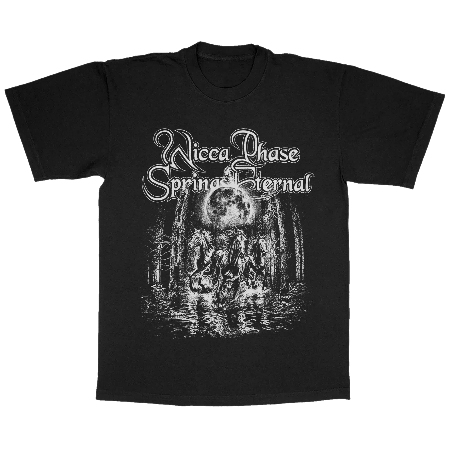 Wicca Phase Springs Eternal Horses Shirt