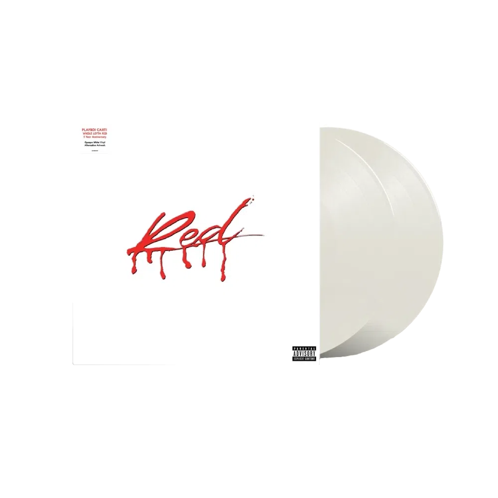 Playboi Carti Whole Lotta Red 5 Year Anniversary Rain Cloud White LP