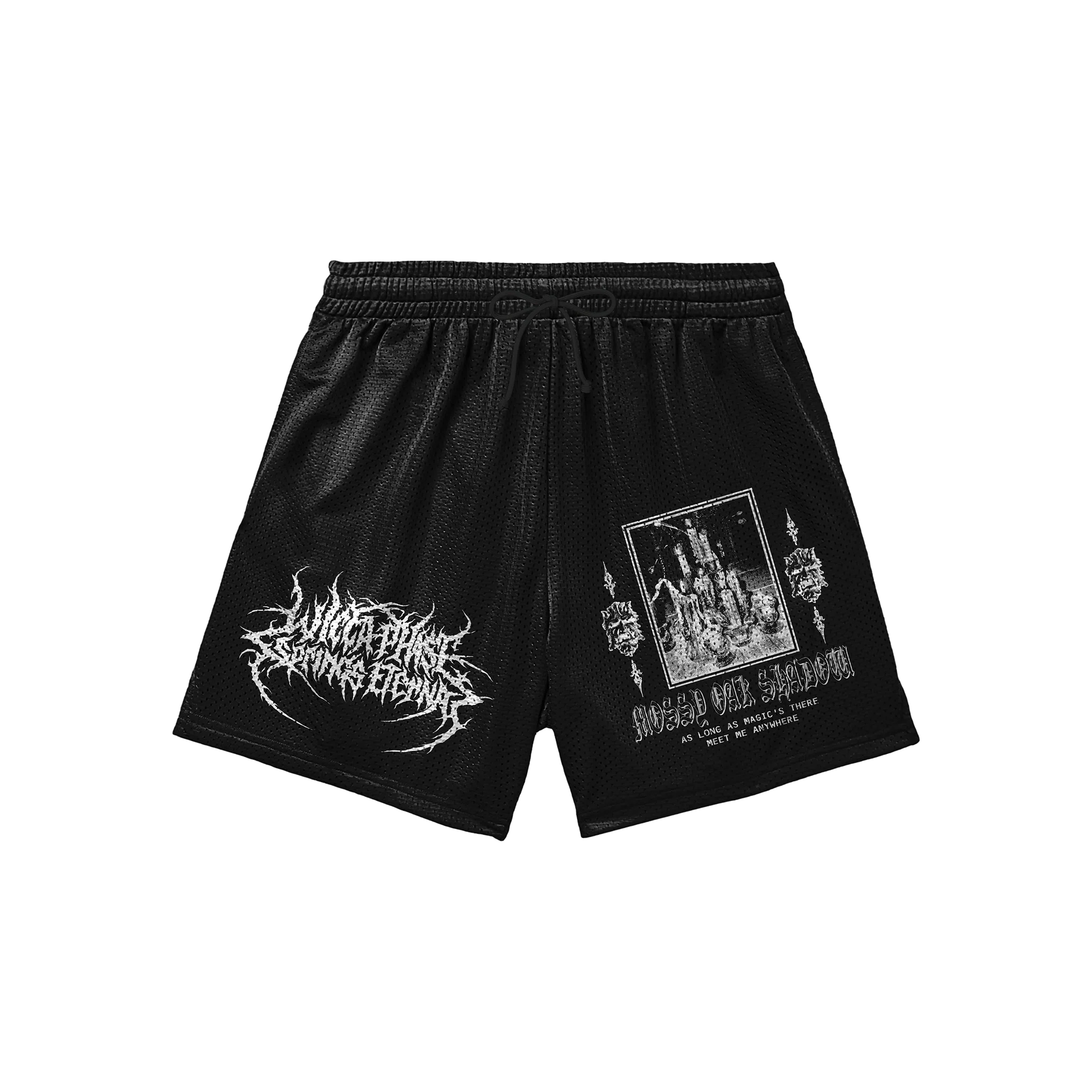 Wicca Phase Springs Eternal Shadow Altar Mesh Shorts
