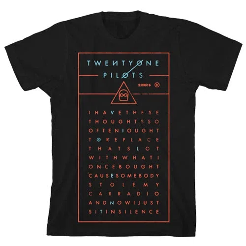 Twenty One Pilots Eye Chart T-Shirt