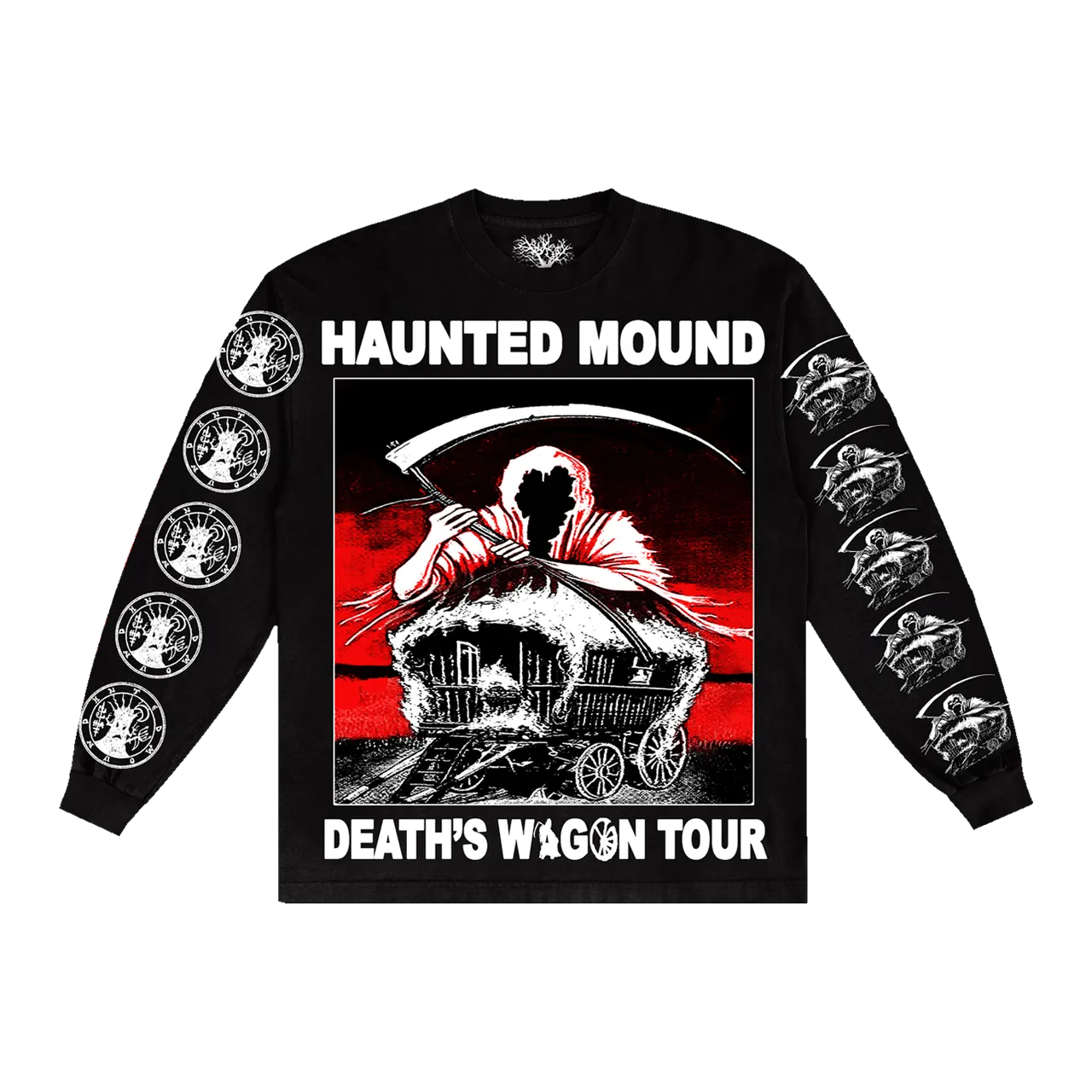 Haunted Mound Death's Wagon Tour Long Sleeve primary image