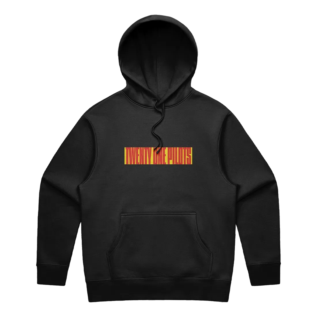 Twenty One Pilots BLOCK WORDMARK BLACK HOODIE