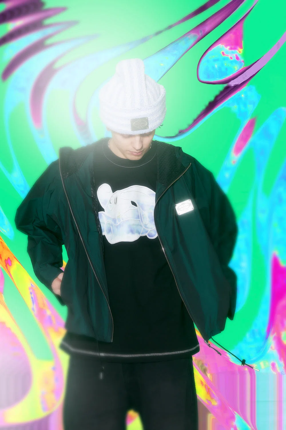 Sad Boys SBG JACKET 001 (GREEN) primary image