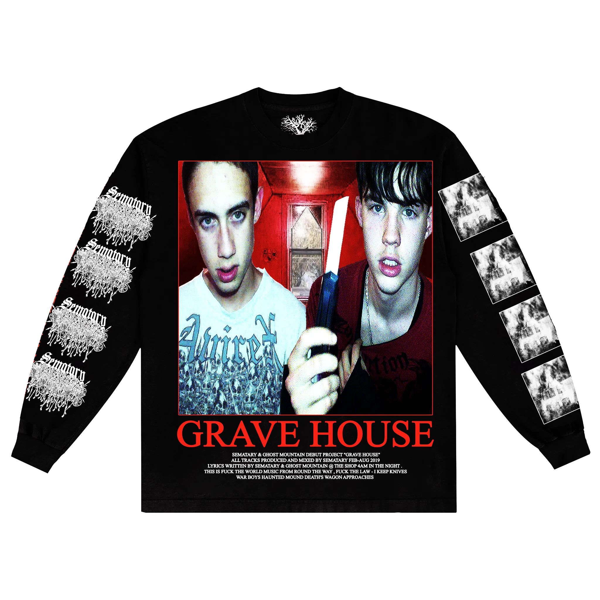 Haunted Mound Grave House Long Sleeve primary image