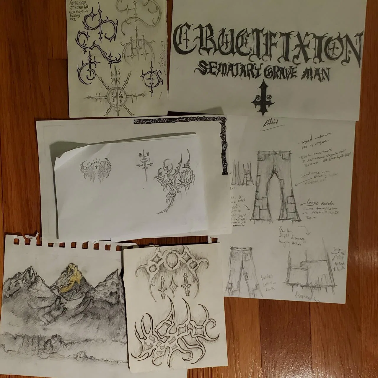 JJ VALHALLA LOT OF 6 Drawings