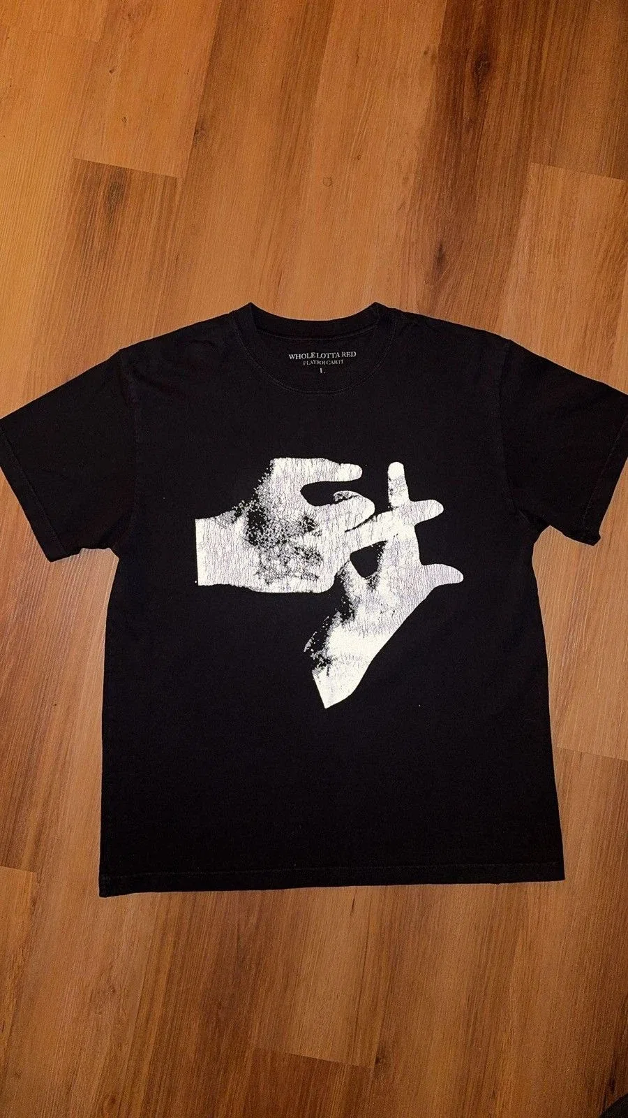 Playboi Carti Hands Tee — Black primary image