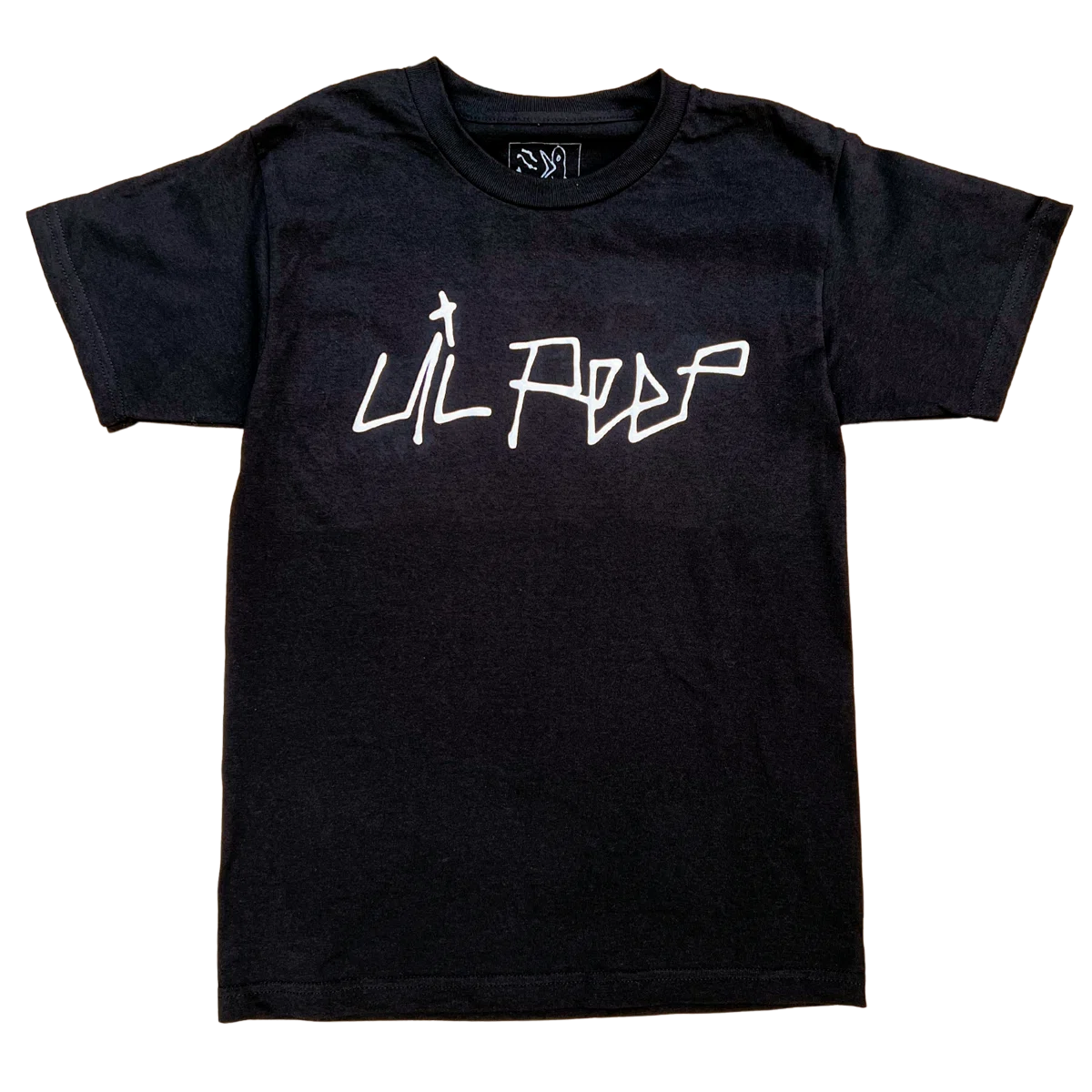 Lil Peep Logo T-Shirt - Black (Puff Print) primary image