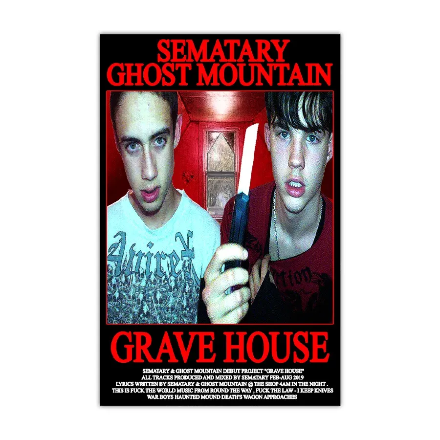 Haunted Mound Grave House Poster