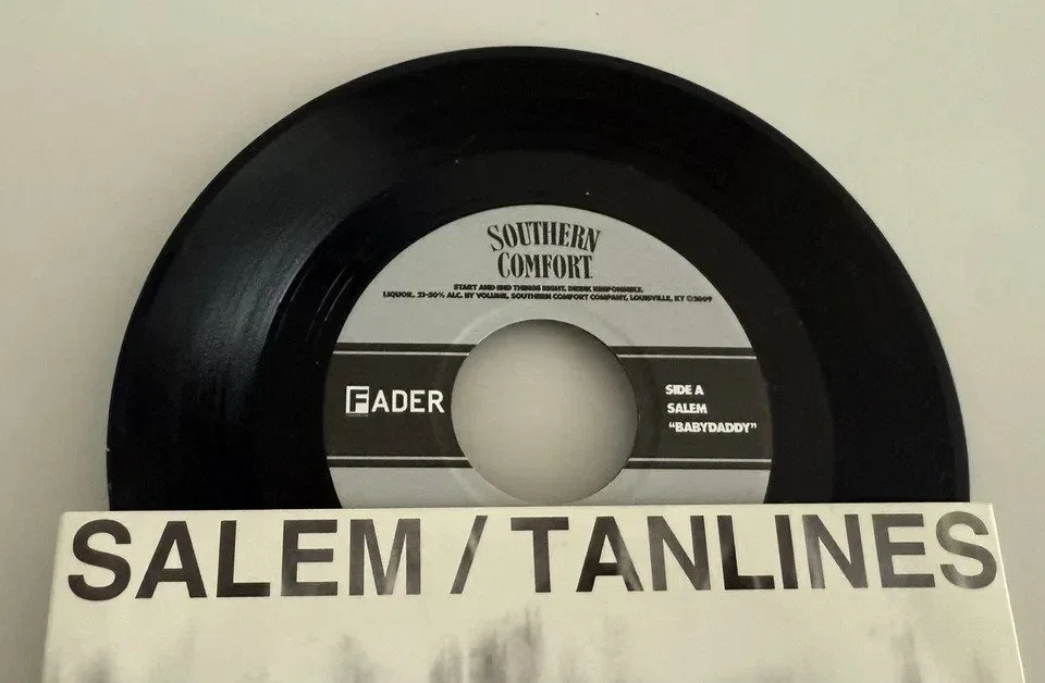 Salem / Tanlines - Babydaddy / S.A.W. 7" Vinyl Black primary image