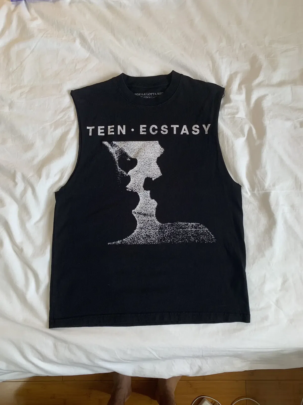 Playboi Carti Teen Ecstasy Sleeveless Tee — Black primary image