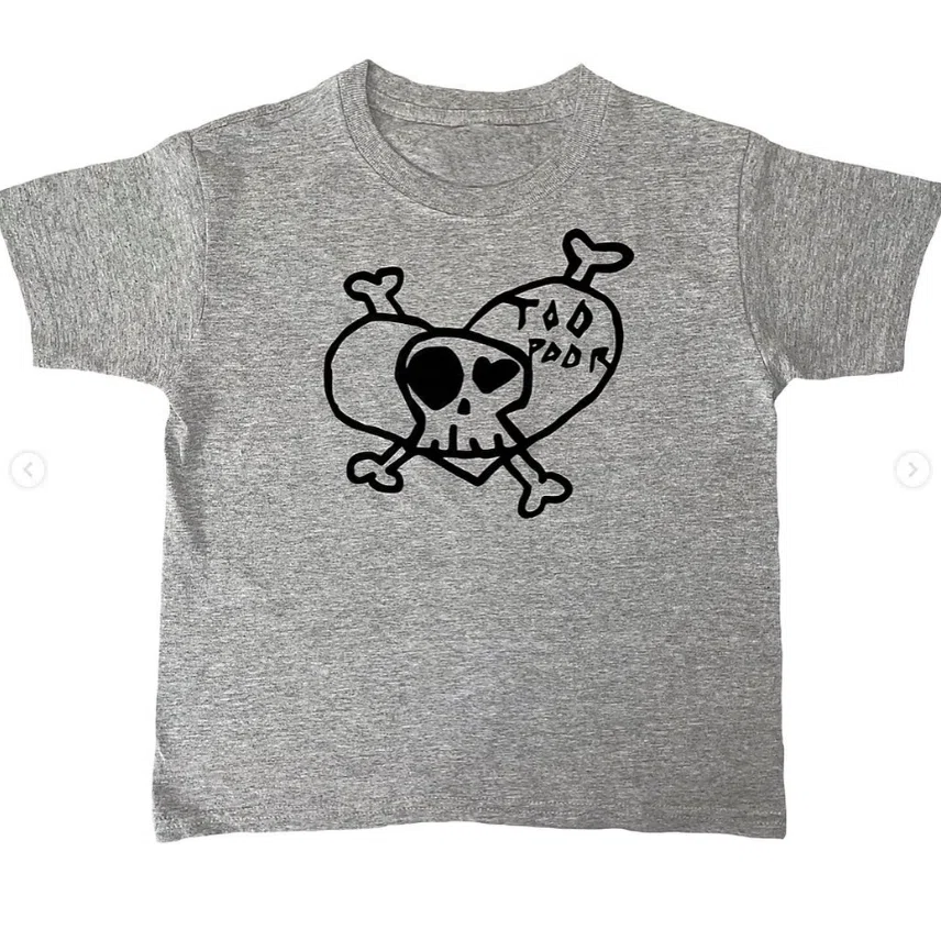 TOOPOOR Luv Bonez Baby Tee