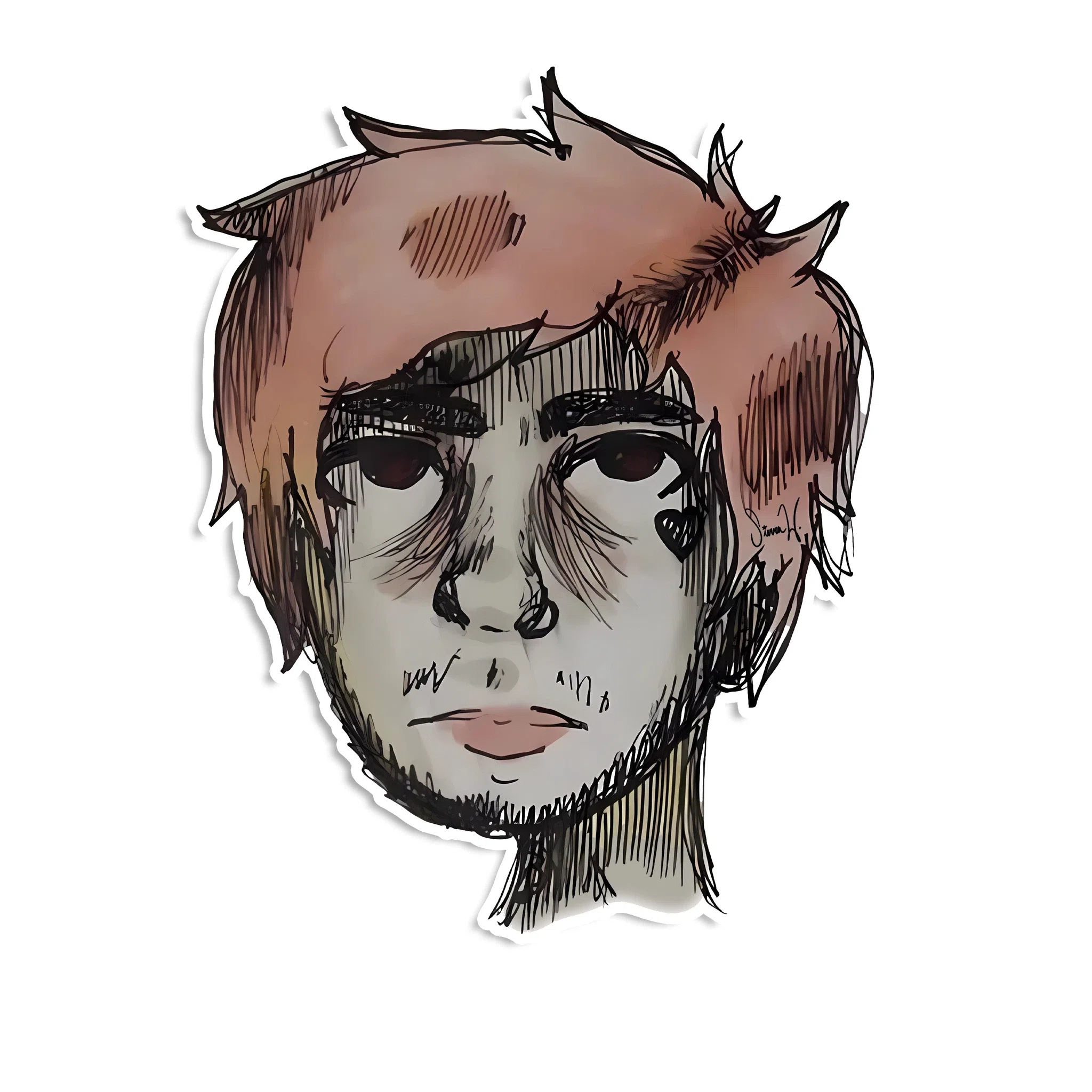 Lil Peep Teen Romance Sticker