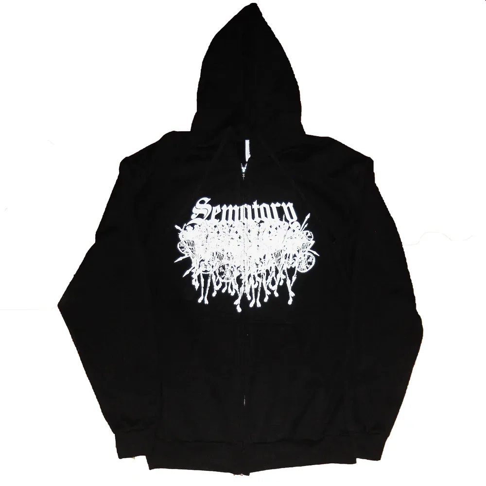 Sematary Haunted Mound Zip Up Hoodie