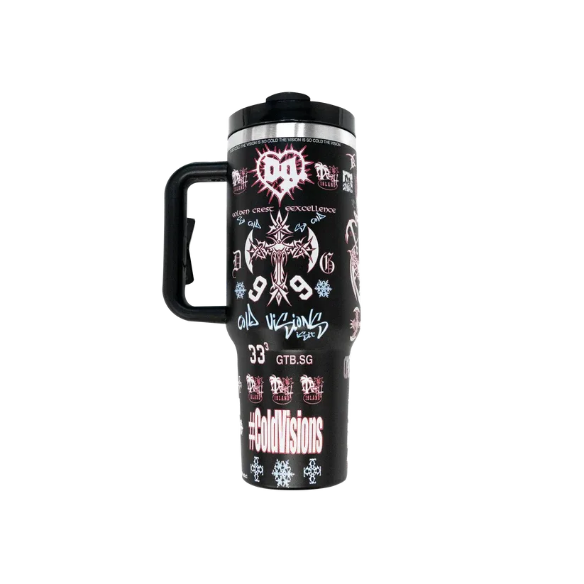 COLD VISIONS Black Tumbler