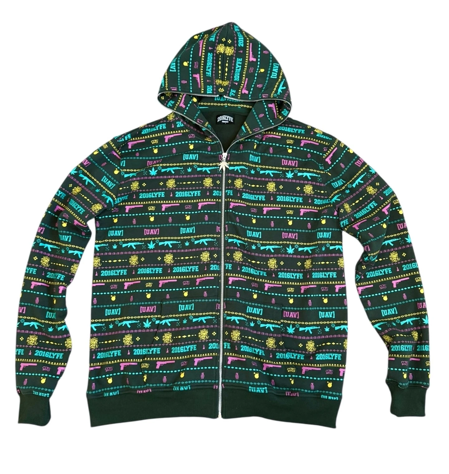UAV Full Zip-Up Hoodie (Multicolour)