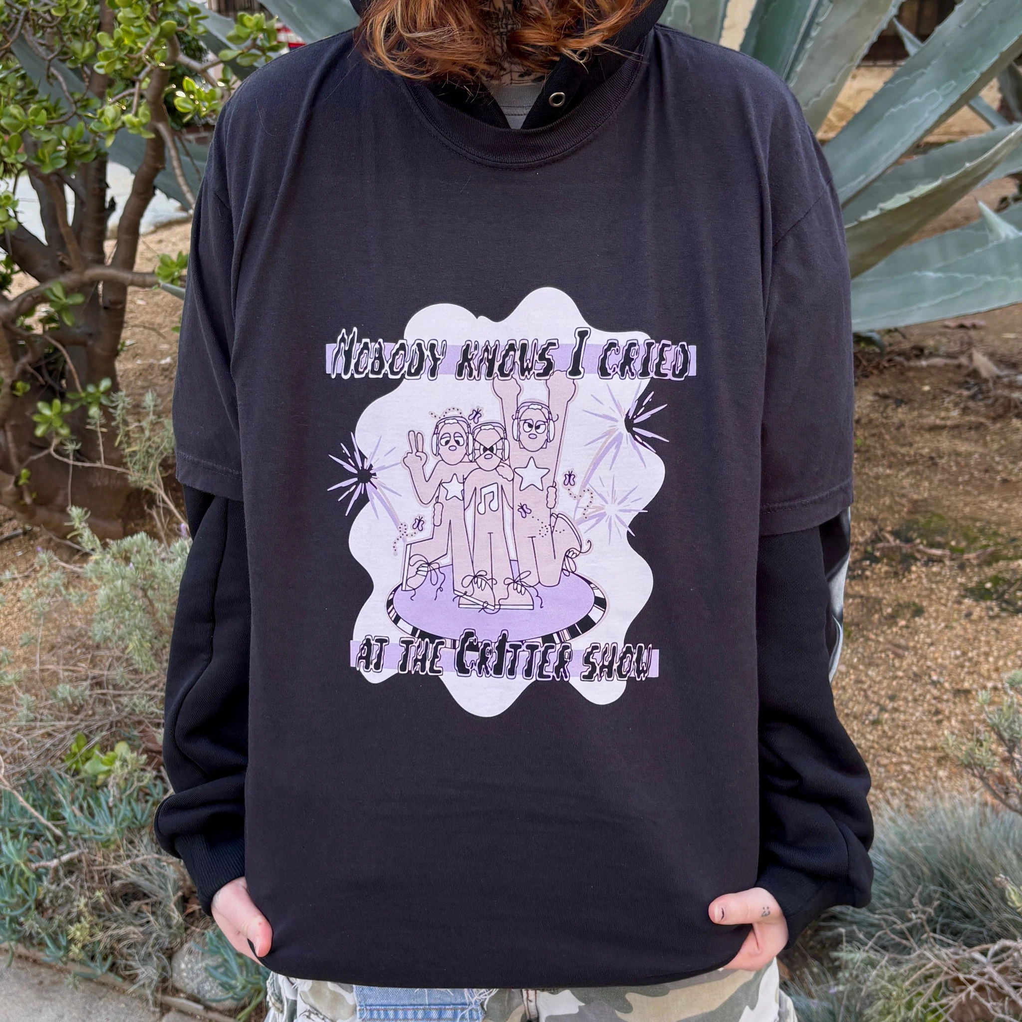 nobody knows i cried - tour t shirt