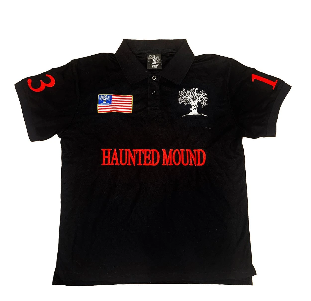 Haunted Mound Polo (Black)